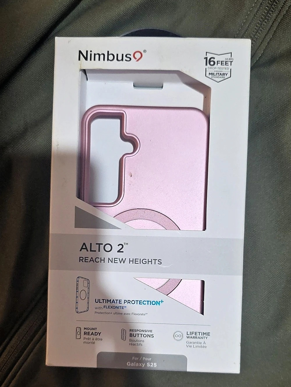Nimbus9 Alto 2 Pink Phone Case for Galaxy S25 NWT